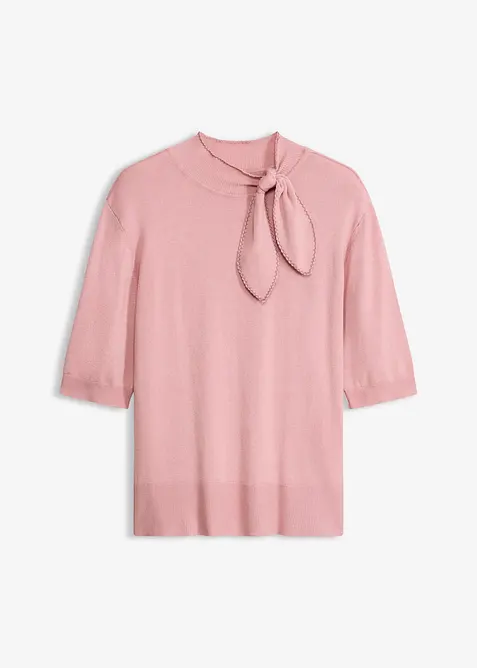 Maglione in filato fine di misto viscosa morbido, bonprix