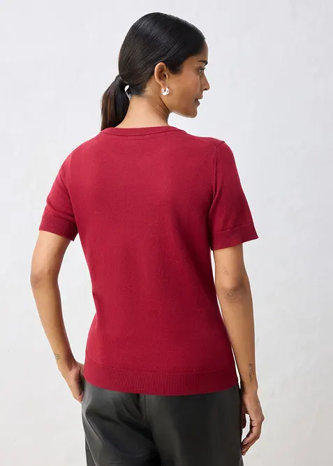 Maglione in filato fine di misto lana morbido, bonprix