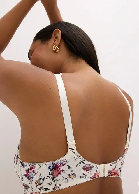 Reggiseno con ferretto e fantasia floreale (pacco da 2), bonprix