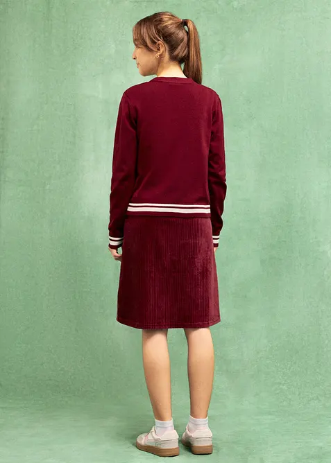 Cardigan in maglia fine di misto viscosa, bonprix