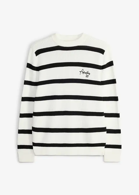 Maglione in filato fine di morbido cotone biologico, bonprix