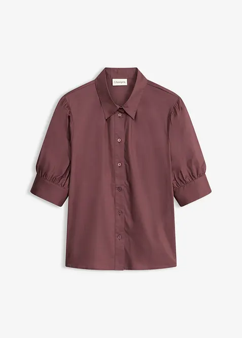 Blusa in misto cotone, bonprix