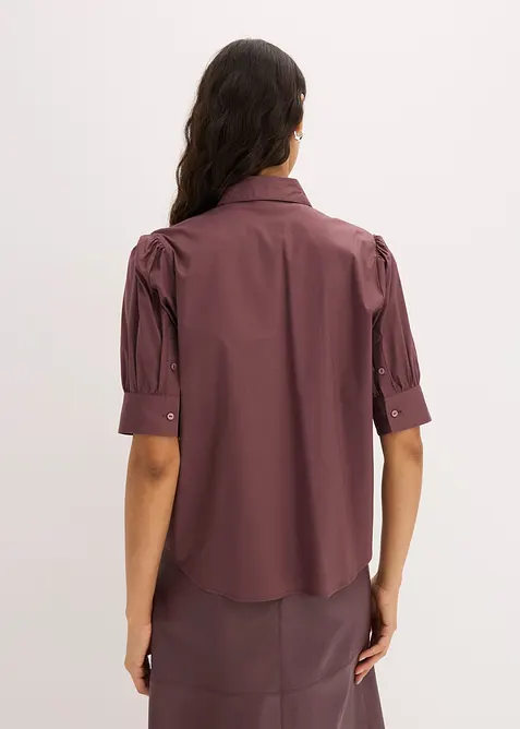Blusa in misto cotone, bonprix