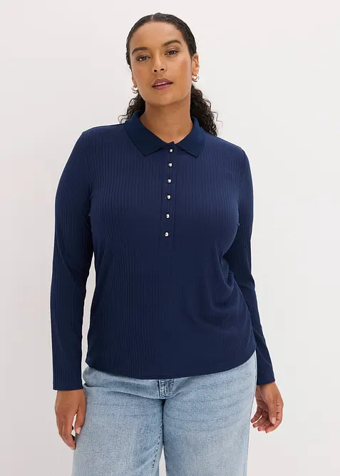 Polo a coste, bonprix