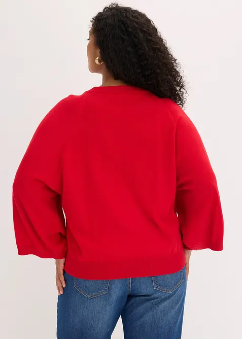 Maglione oversize in filato fine, bonprix