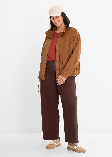 Bomber in similpelle, bonprix
