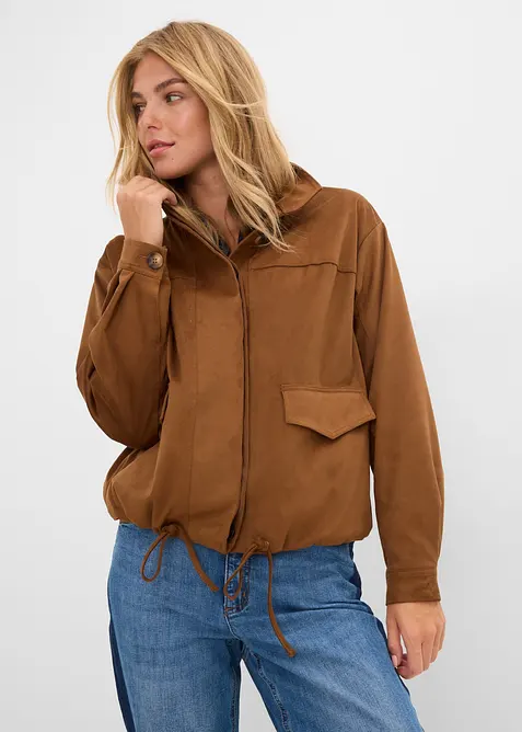 Bomber in similpelle, bonprix