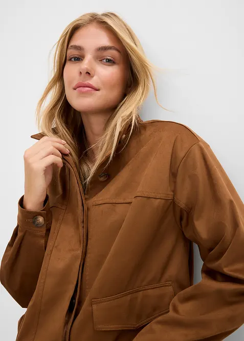 Bomber in similpelle, bonprix