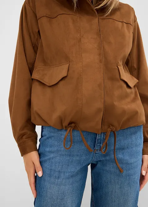 Bomber in similpelle, bonprix