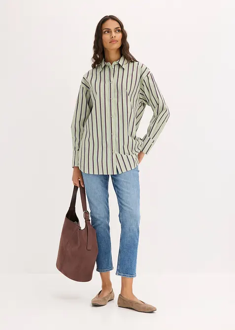 Camicia in misto cotone, bonprix