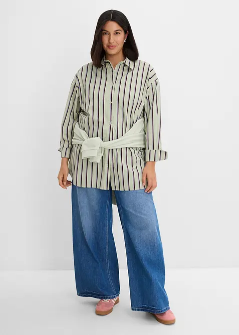 Camicia in misto cotone, bonprix