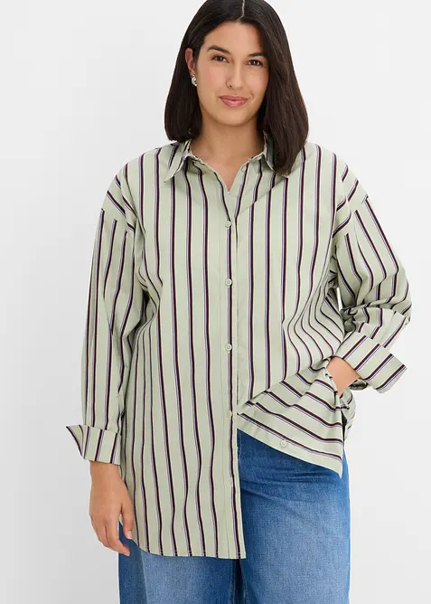 Camicia in misto cotone, bonprix
