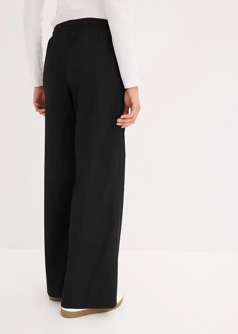 Pantaloni larghi in misto viscosa, bonprix