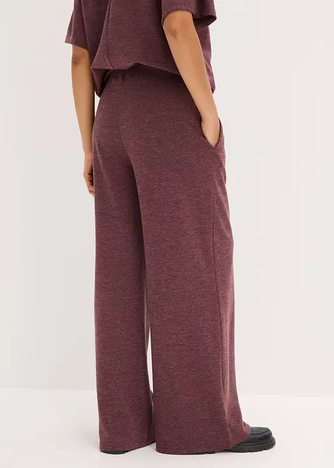 Pantaloni larghi in piquet, bonprix