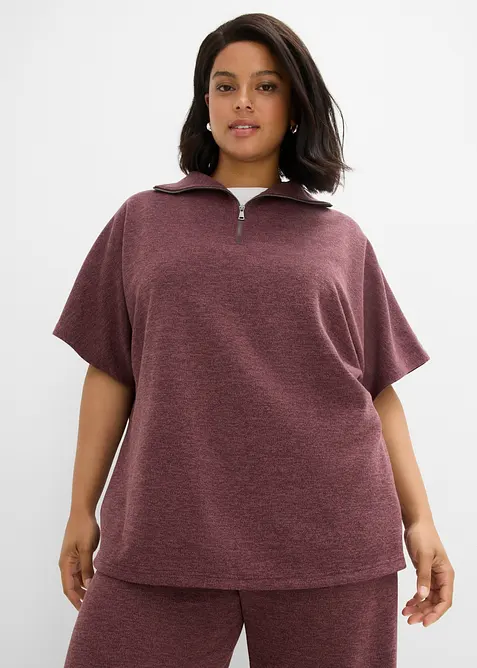 Maglia ampia in piquet, bonprix