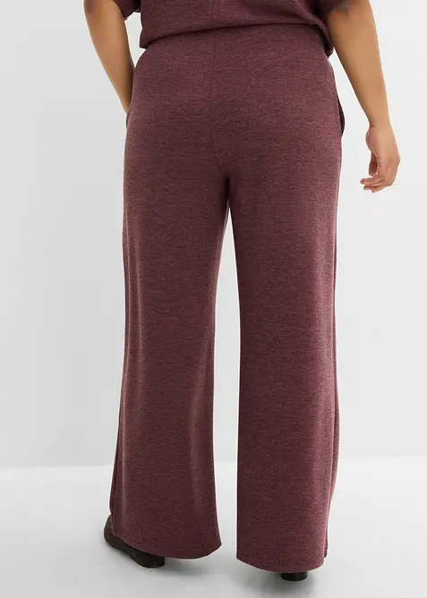 Pantaloni larghi in piquet, bonprix