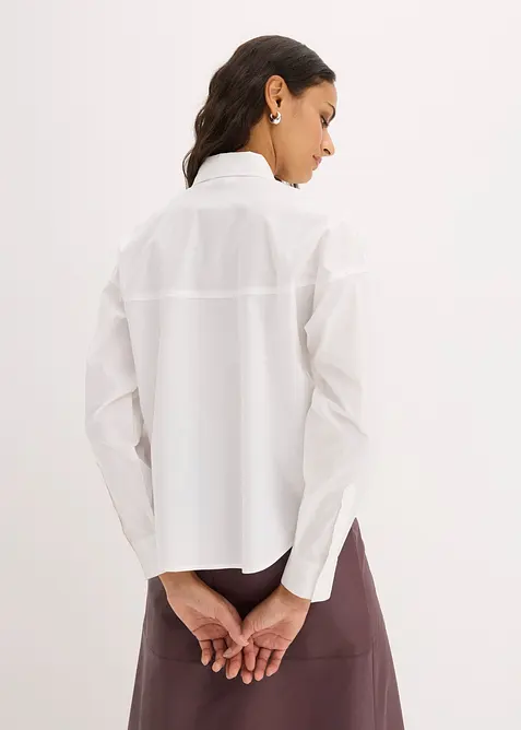 Camicia in misto cotone, bonprix