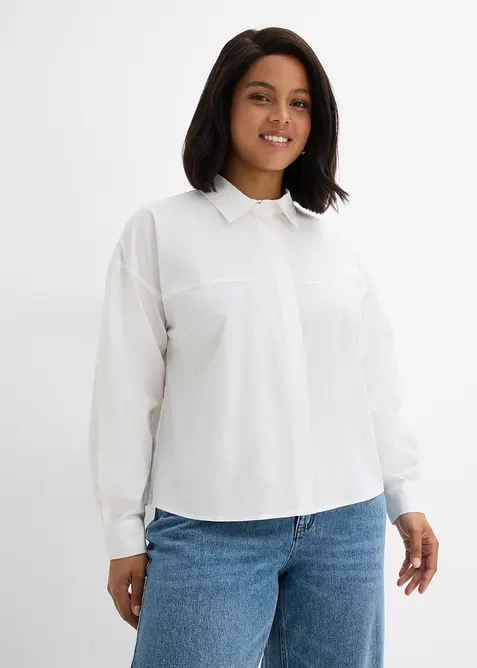 Camicia in misto cotone, bonprix