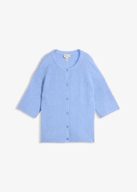 Cardigan ampo in misto lana morbido, bonprix