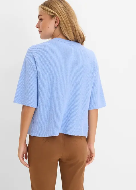 Cardigan ampo in misto lana morbido, bonprix