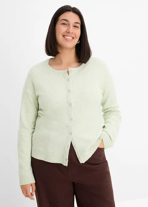 Cardigan in misto viscosa morbido, bonprix
