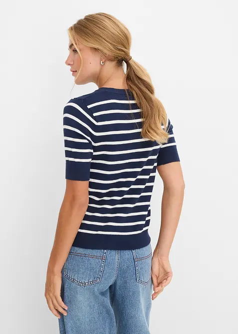Maglione in filato fine di misto viscosa morbido, bonprix