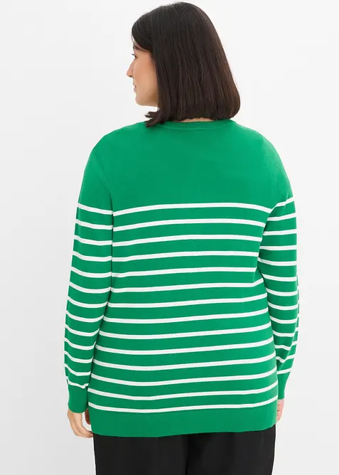 Cardigan in filato fine di misto viscosa morbido, bonprix