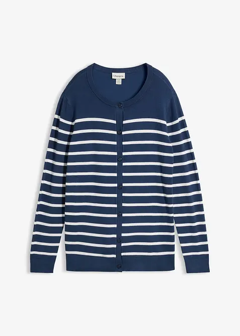 Cardigan in filato fine di misto viscosa morbido, bonprix