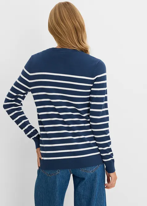 Cardigan in filato fine di misto viscosa morbido, bonprix