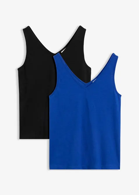 Canotta in puro cotone biologico (pacco da 2), bonprix