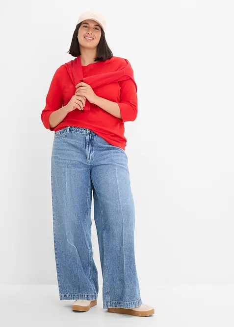 Maglia in puro cotone biologico pesante, bonprix