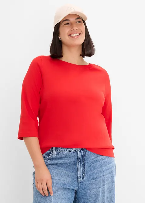 Maglia in puro cotone biologico pesante, bonprix