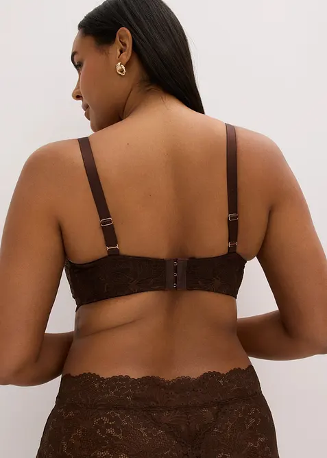 Reggiseno con coppe preformate in pizzo raffinato, bonprix