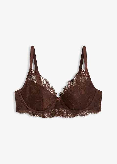 Reggiseno con coppe preformate in pizzo raffinato, bonprix