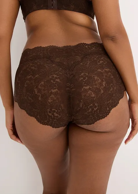 Slip a vita alta in pizzo raffinato, bonprix
