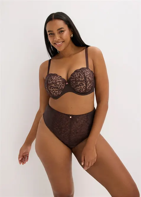 Reggiseno a balconcino con elegante ricamo, bonprix