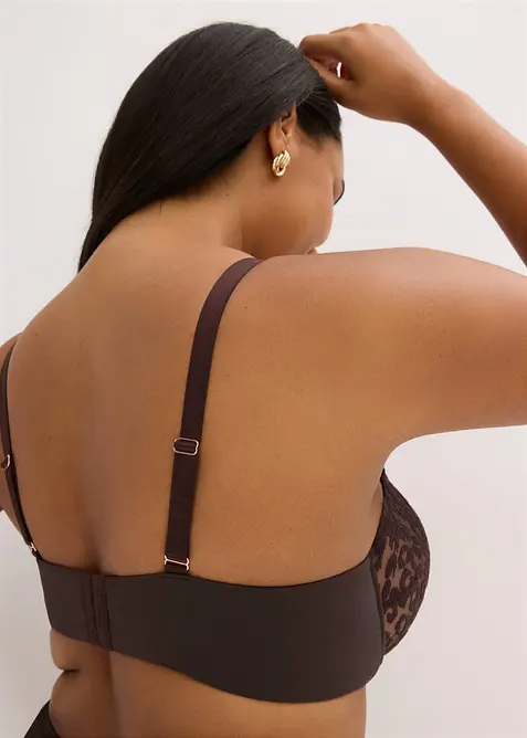 Reggiseno a balconcino con elegante ricamo, bonprix