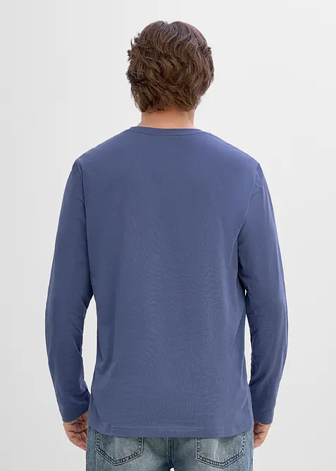 Maglia a maniche lunghe in puro cotone biologico, bonprix
