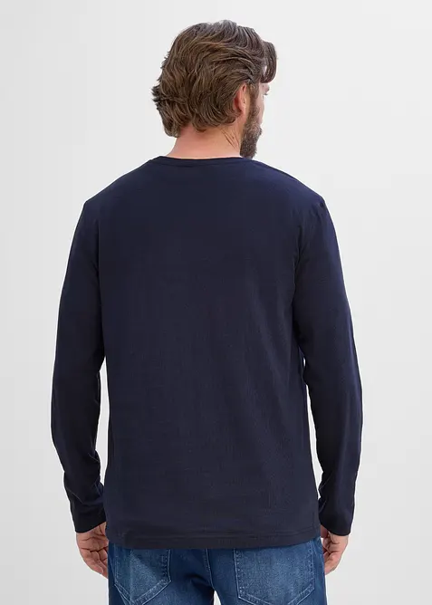 Maglia a maniche lunghe in puro cotone biologico, bonprix