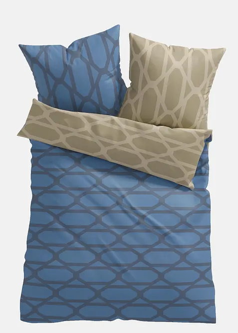 Biancheria da letto double-face in misto cotone, bonprix