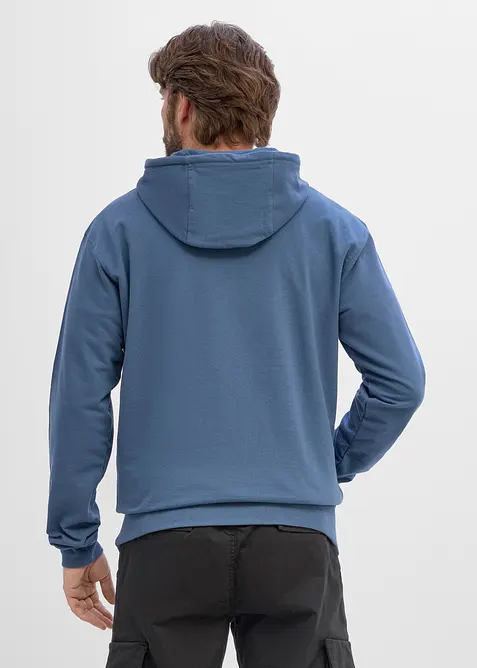Felpa con cappuccio in puro cotone biologico, bonprix