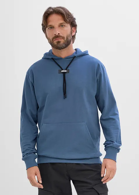 Felpa con cappuccio in puro cotone biologico, bonprix