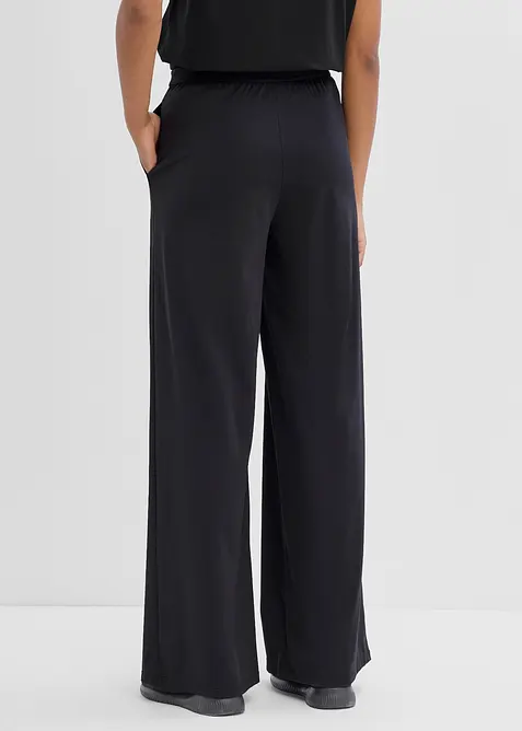 Pantaloni sportivi ultraleggeri ad asciugatura rapida con dettagli a pieghe, bonprix