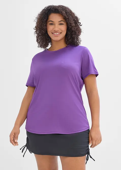 Top per sport ultraleggero ad asciugatura rapida con inserto in mesh, bonprix