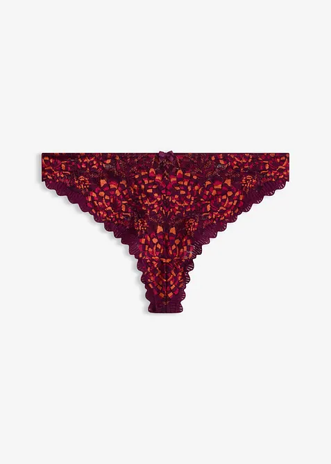 Perizoma in pizzo multicolore, bonprix