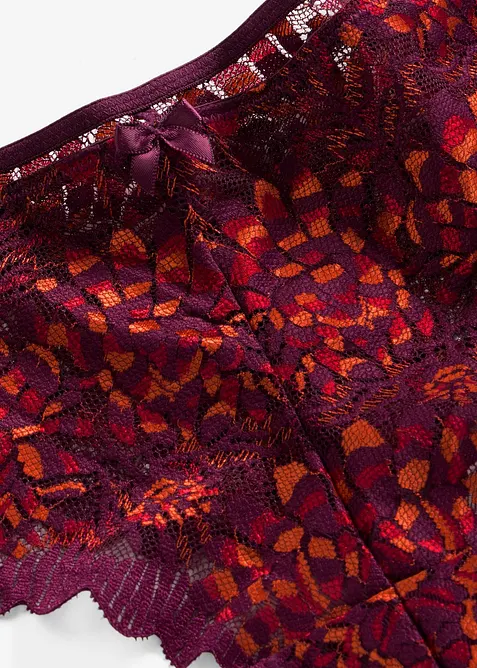 Perizoma in pizzo multicolore, bonprix