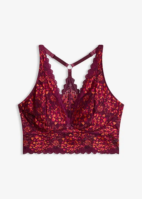 Reggiseno bustier foderato in morbido cotone, bonprix