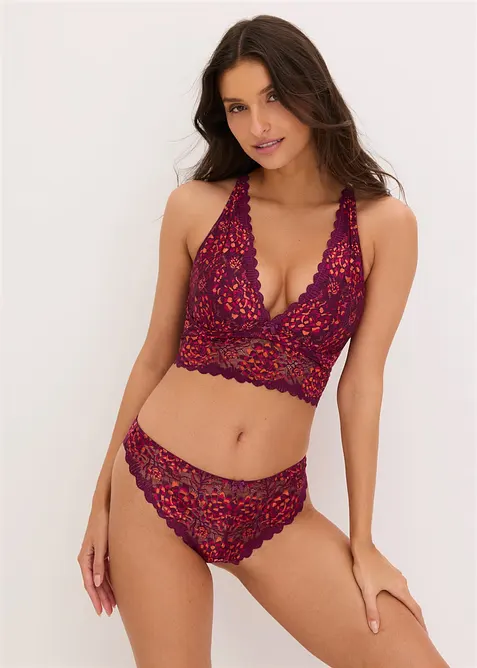 Reggiseno bustier foderato in morbido cotone, bonprix