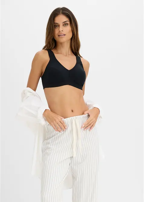 Reggiseno senza ferretto  con cotone biologico (pacco da 2), bonprix