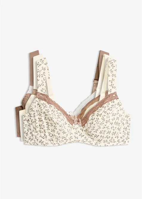 Reggiseno con ferretto e cotone biologico (pacco da 3), bonprix